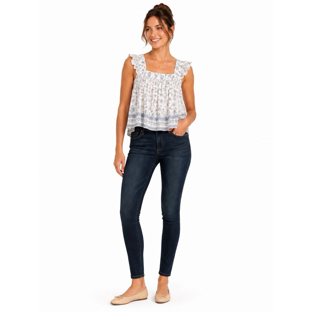 PAIGE Premium Denim Women's Peg Skinny Jeans Size 27x31 Low Rise Preppy